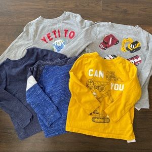Boys Old Navy 2T Long Sleeve TShirt Lot